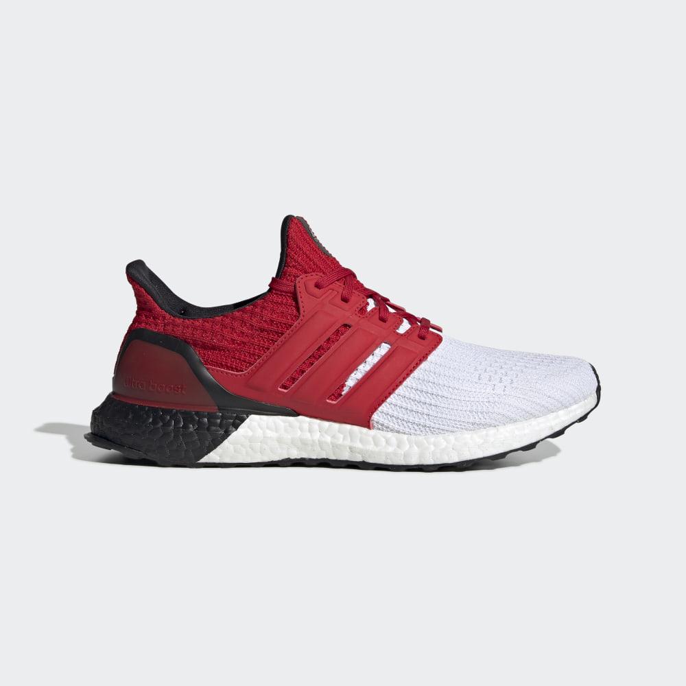 Adidas Men's Ultraboost Running Shoes White/Deep Red/Black Ireland G28999